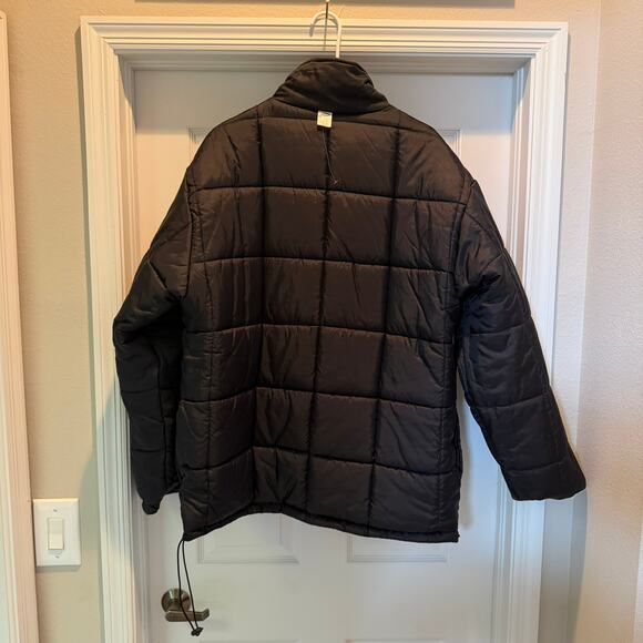 Vintage Old Navy Reversible Blue to Black 1/4 Zip Ski Snow Jacket Size Large - Picture 4 of 13